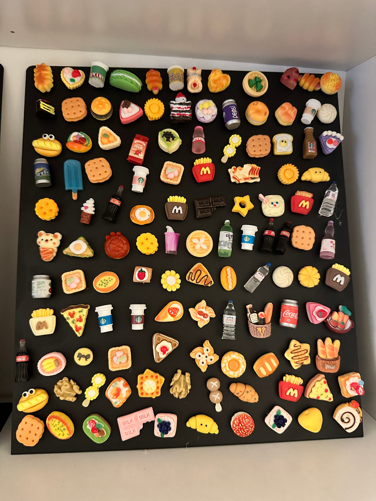 Small Food Magnets – Handmade Miniature Treats (Pack of 10)